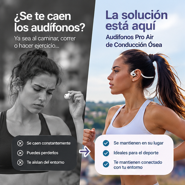AirBone Pro™ | Audífonos de Conducción Ósea
